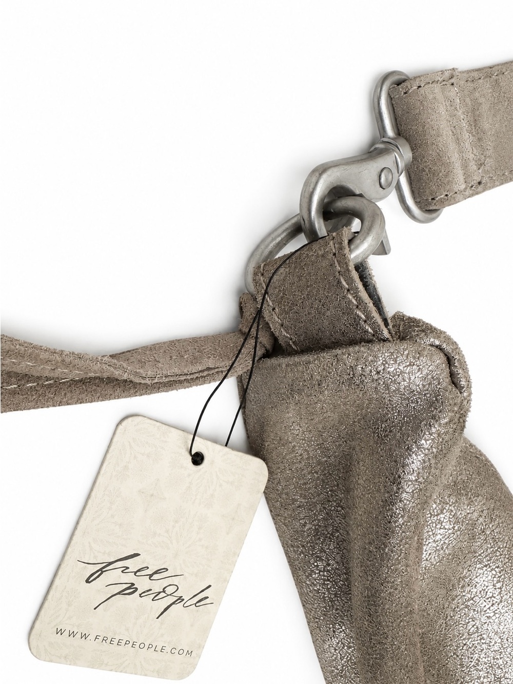 Free People We The Free Leather Sparta Sling Crossbody Shoulder Bag NWT SOLD OUT - Picture 8 of 16